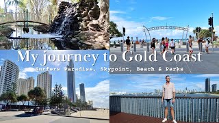 My journey to Gold Coast - Surfers Paradise, Skypoint, Beach & Parks (Australia Vlog #11)