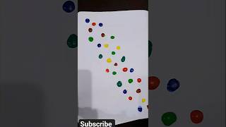 Satisfying painting with different colours 🌈 #shorts #viral