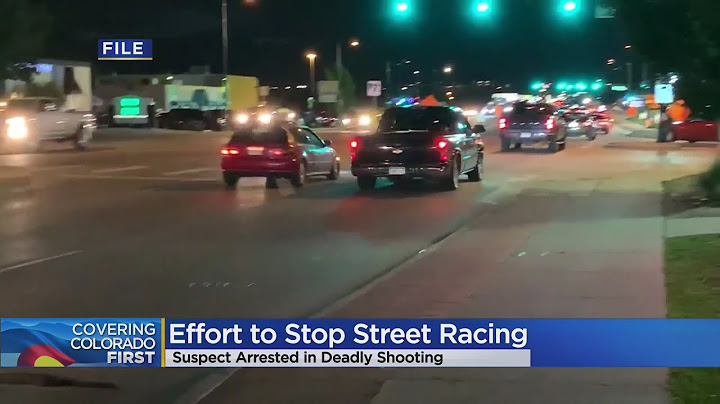 Effort Underway To Stop Illegal Street Racing