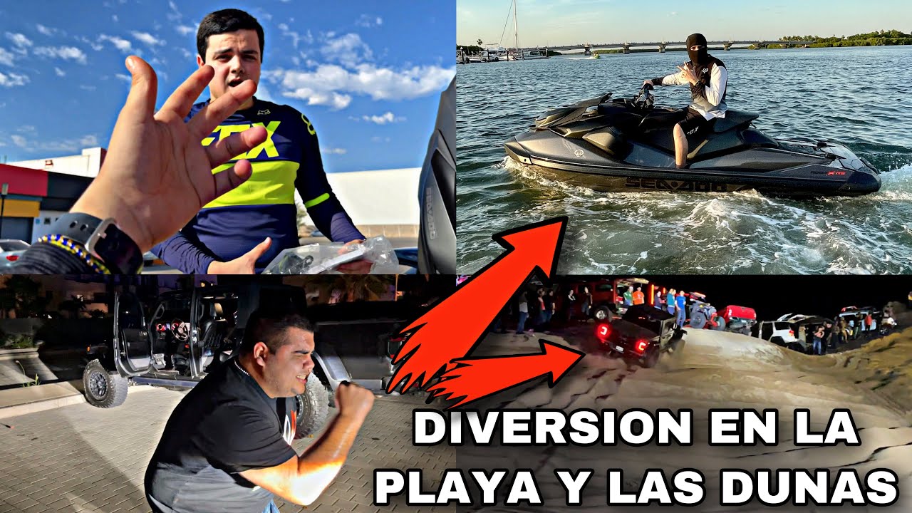 NOS FUIMOS A LA PLAYA Y LAS DUNAS | ESTRENE MI JET SKI 2022 Y LE DI EL USO QUE SE DEBE A MI JEEP