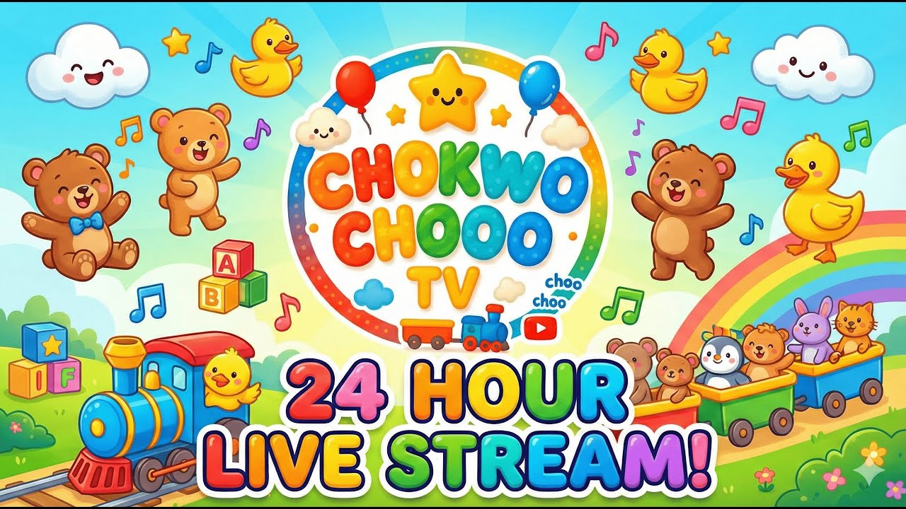 Story time with Chokwo | Chokwo Chooo TV- Nursery Rhymes Live Stream ...