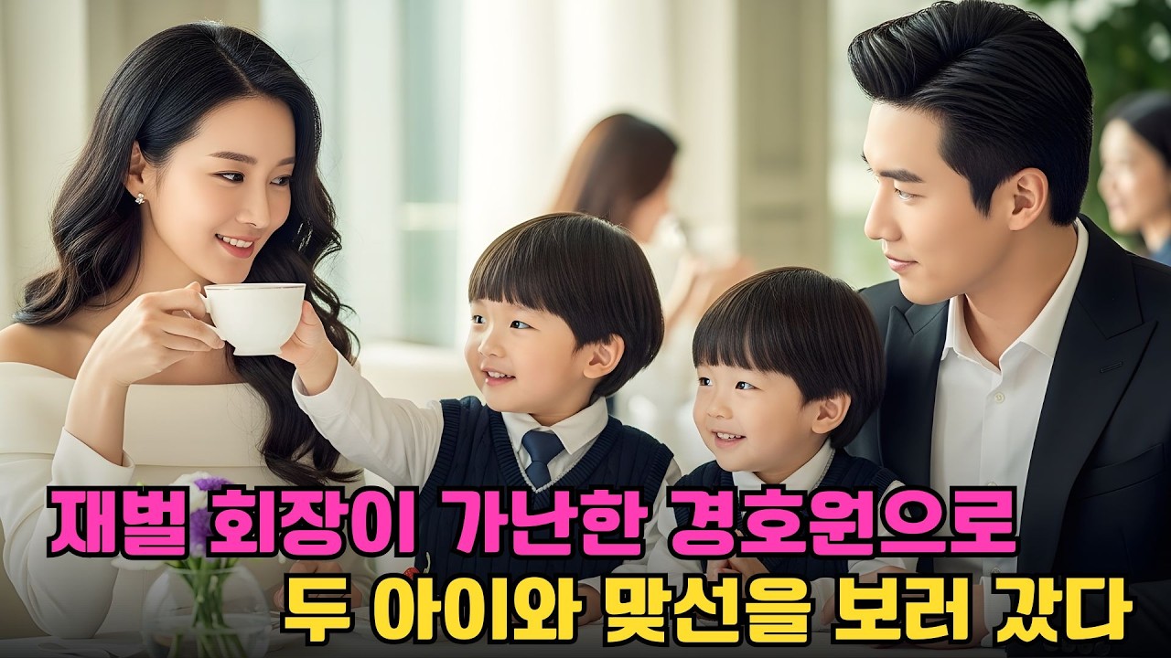 재벌 회장이 가난한 경비원으로 위장해 두 아이와 맞선에 갔다… 그곳에서 운명의 여자를 만났다!