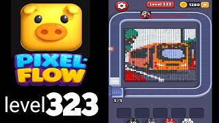 Pixelflow level 323 very hard Guide Walkthrough Solution Profile