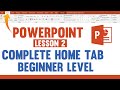 PowerPoint Lesson 2 || Complete Learn Home Tab in Microsoft PowerPoint for Beginner to Advance Level