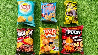 ASMR Most Popular Snacks/ very crispy and colorful/ unpacking snack eat | opening snack