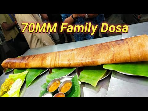 Large Family Dosa Making | 70MM Dosa Biggest Dosa Making