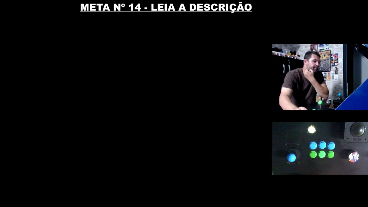 LIVE 16/01 -  INSISTINDO NAS METAS 01, 05, 11, 13 E 14