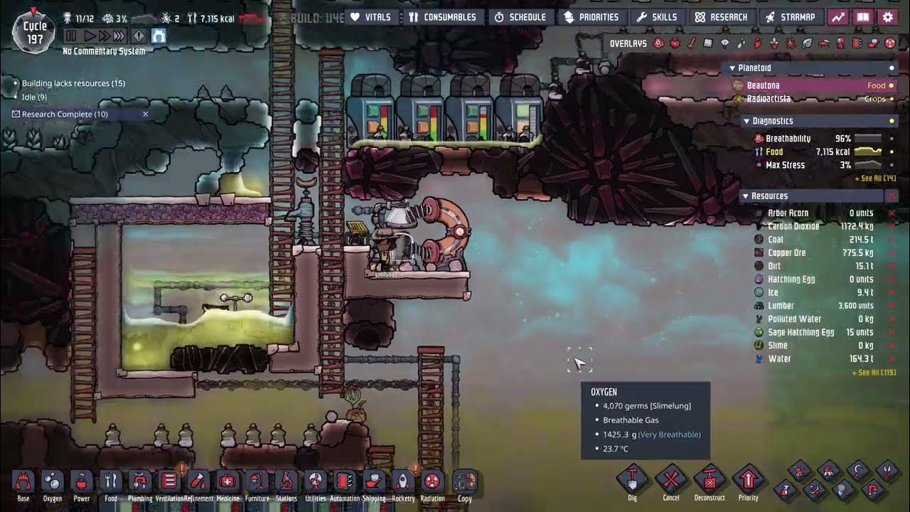Oxygen Not Included Part 29 Radbolt Construction YouTube