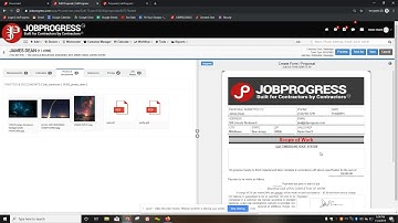 Templates Forms Proposals and Contracts in JobProgress
