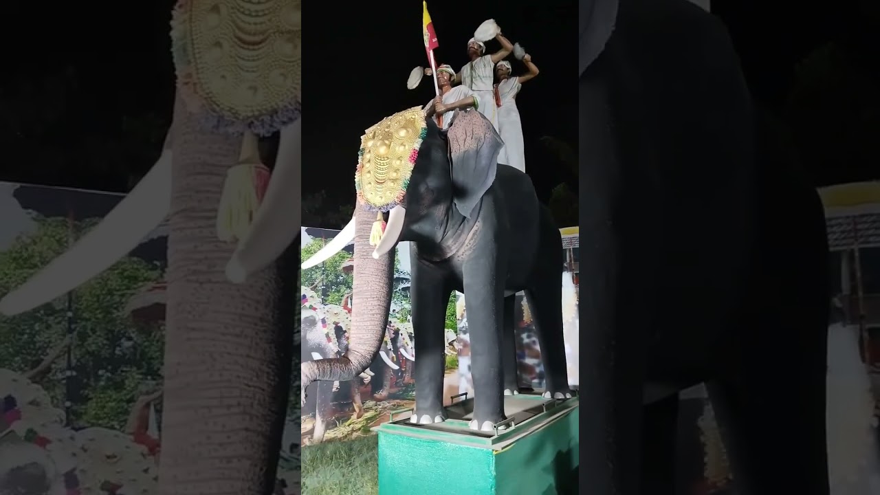 robot animal elephant exibition.....