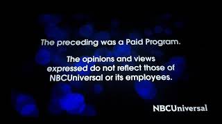 paid programming closing NBCUniversal