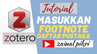 Zotero: Cara Membuat Footnote dan Daftar Pustaka di Microsoft Word II Update 2020 screenshot 3