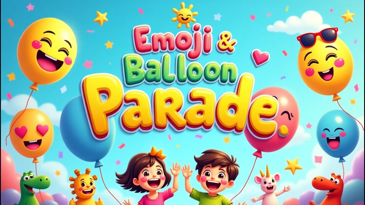 The Magical Balloon Parade 🎉 | Happy Rhyme Adventure for Kids