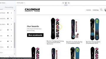 Add license key and edit homepage sections - Calendar theme for Shopify