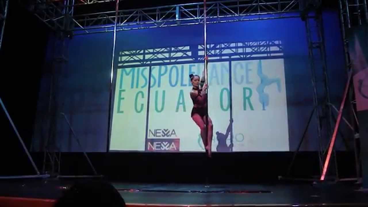 Dayana Reyes - Miss Pole Dance Ecuador 2014 - Profesional - - YouTube