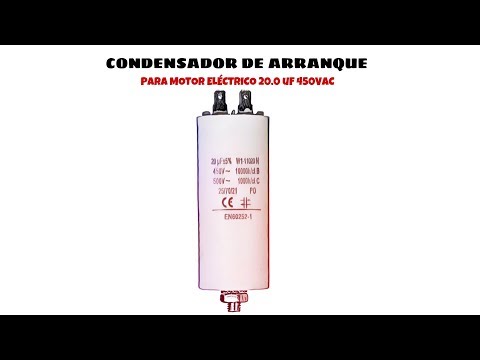 Video de Condensador de arranque para motor electrico 450 VAC 20.0 uF