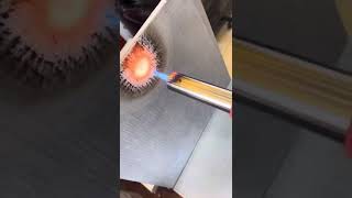MgO panel 1100C torch flame test video