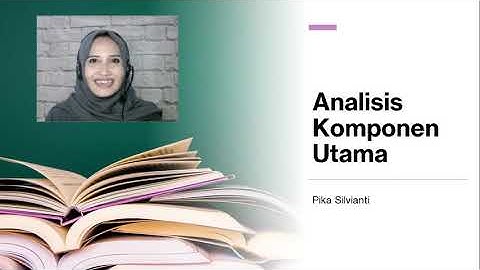 Analisis Komponen Utama (Bagian 1)
