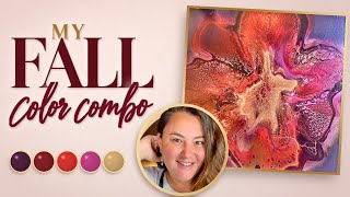 #523 Fluid Art Fall Color Combo! #art