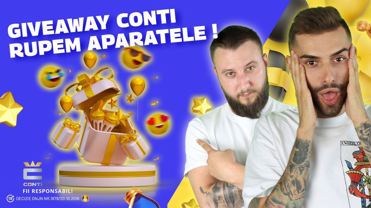 😎😎  GIVEAWAY CONTI, RUPEM APARATELE CHAT ! 🫣🤑