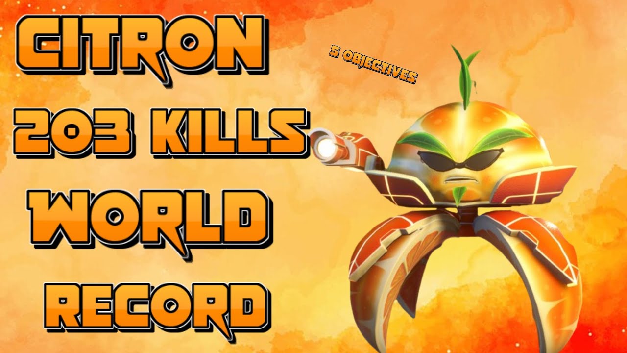 Citron 203 Kills World Record PvZ GW2