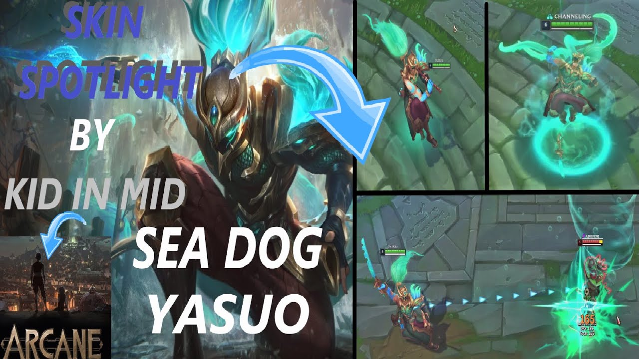 Sea Dog Yasuo Skin Spotlight PreRelease League of Legends YouTube