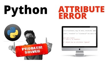 [Solved] AttributeError: 