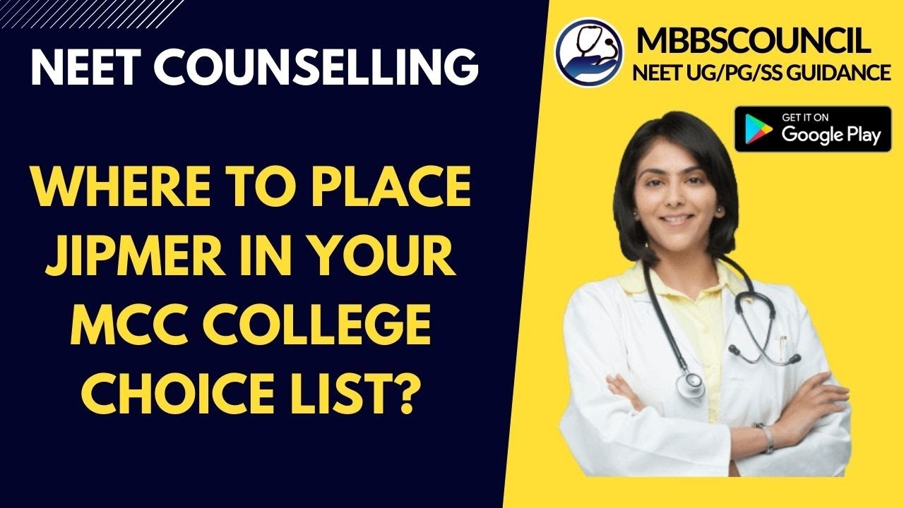 JIPMER Puducherry and Karaikal Complete NEET MBBS Admission Counselling Details
