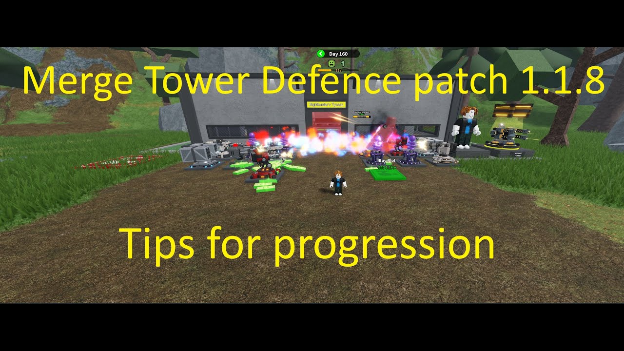 Merge Tower Defence Roblox Patch 1 1 8 Tips For Progression YouTube 