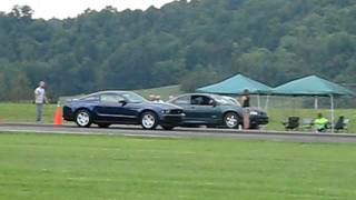 mustang vs. gtp flashlight drag 8.28.2011