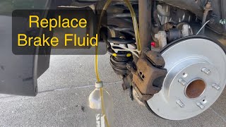 Replace brake fluid on a 9th generation Honda Civic (2012 - 2015)