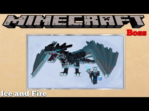 ICE AND FIRE MOD - BOSS MOBS - MINECRAFT 1.16.5 (MOD SHOWCASE)