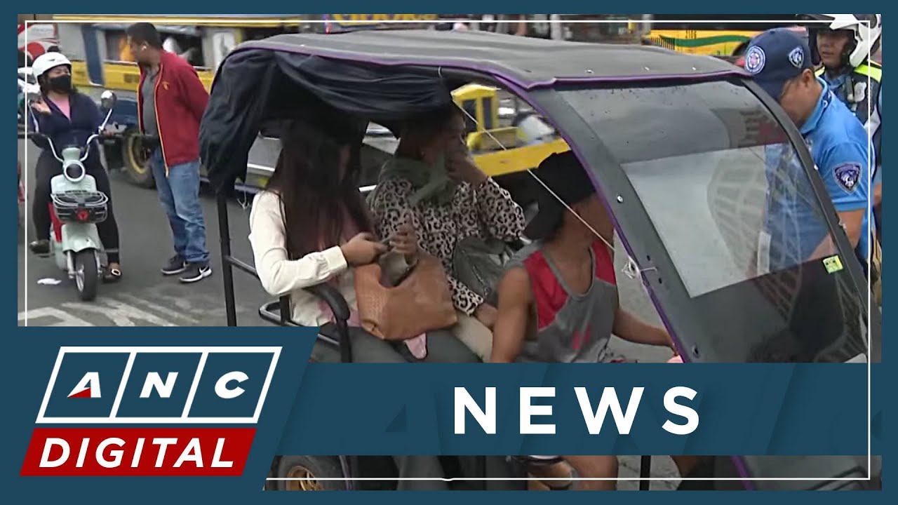 PH transport officials crack down on e-trikes on major Metro Manila roads | ANC