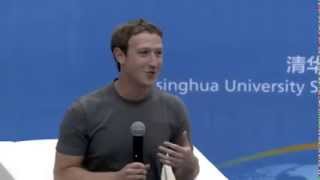 Mark Zuckerberg   Speaking Mandarin Q\&A in Chinese at Tsinghua University in Beijing HD