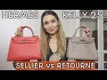 Hermes Kelly 25 Retourne vs Sellier | In-Depth Comparison & Review