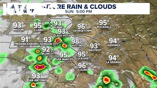 Isolated storms over Central Texas Sunday afternoon | RADAR