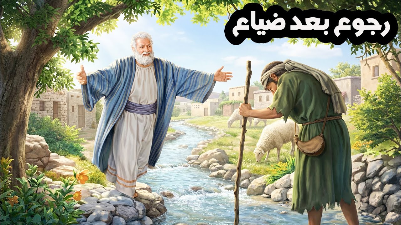 رموز  في قصه الابن الضال (الحلة -الخاتم ـ الحذاء-العجل المسمن)