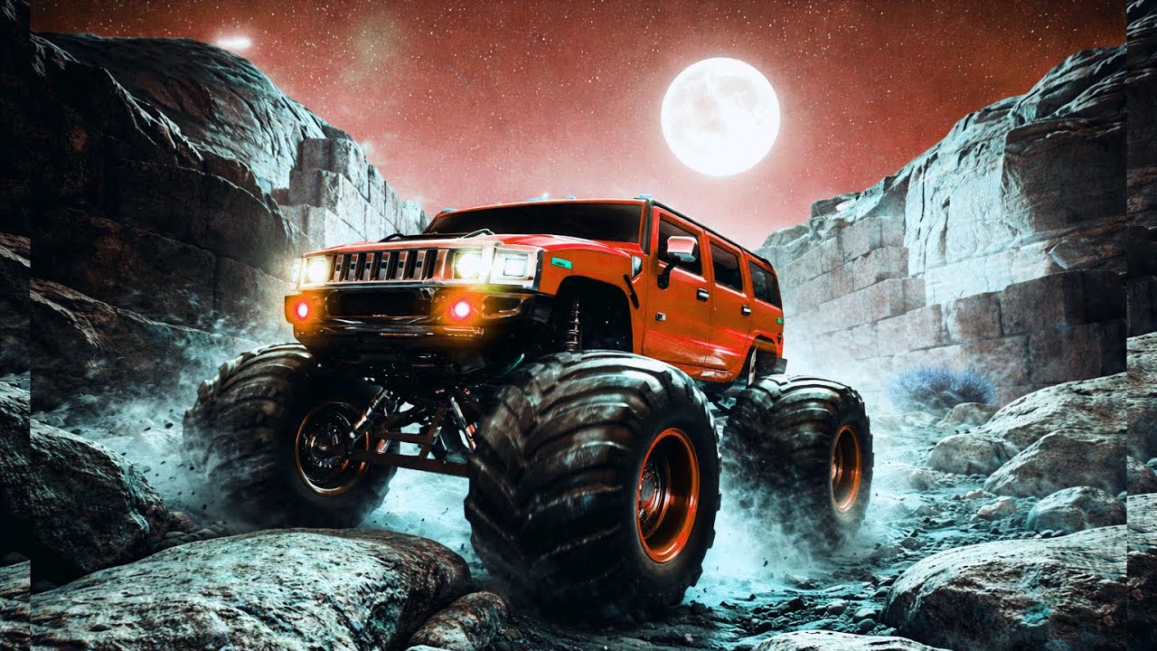 Monster Truck Racing Gameplay | Extreme OffRoad Stunts & Impossible Tracks