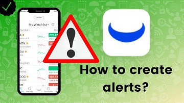 How to create alerts on Webull?