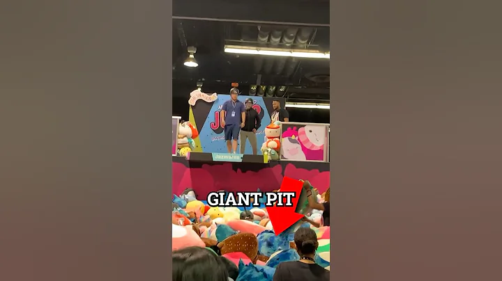 GIANT Squishmallow pit at VidCon 2023!! #shorts