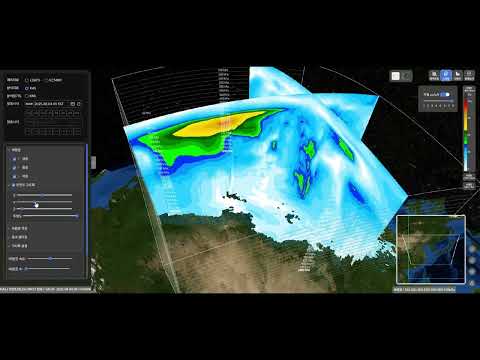 기상청 3차원 기상자료 가시화 시스템 - KMA's 3D weather data visualization system