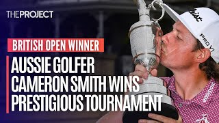 Aussie Golfer Cameron Smith Wins The British Open, One Of Golf's Most Prestigious Tournaments