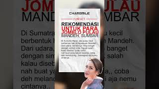 Download Lagu pulau Mandeh SUMBAR #WISATA #destination #destinasiwisata #wisataindonesia #sumbar #bcl MP3 Download Lagu pulau Mandeh SUMBAR #WISATA #destination #destinasiwisata #wisataindonesia #sumbar #bcl MP3