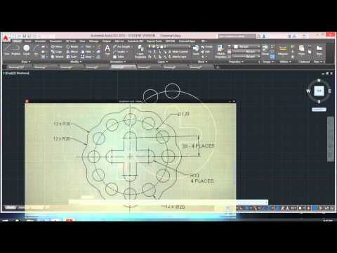 AutoCAD Assignment 1-3, TAMIU, Abraham Pena