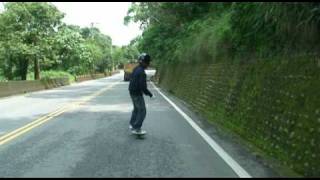Ben's waveboard longboarding