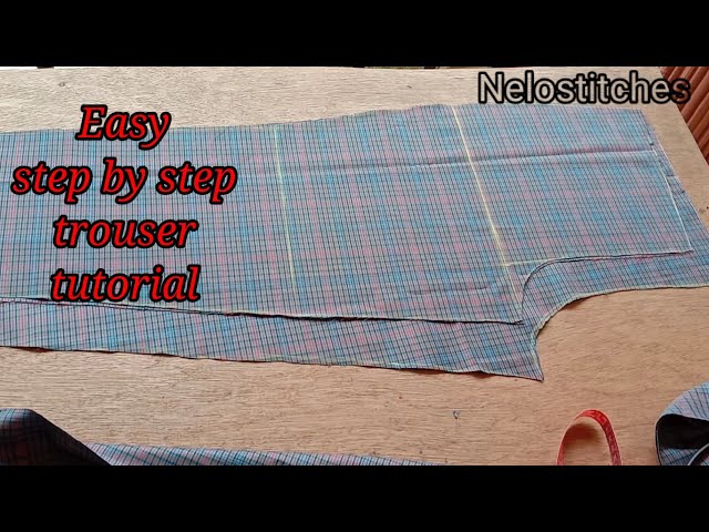 How to cut men trouser/pant in less than 15min step by step class=
