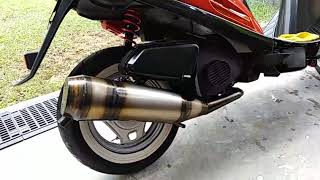 V100 paip on by as exhaust