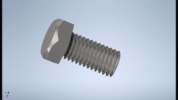 Autodesk Inventor 2022 - Hacer un tornillo