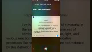 Does Siri know Firey?