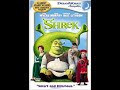 Opening To Shrek 2001 DVD Disc 1 Fullscreen 2003 Reprint 